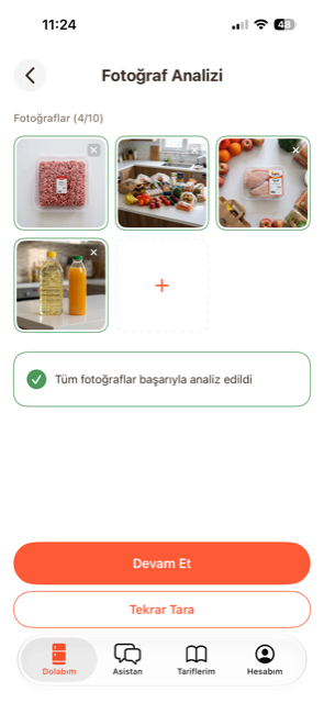 Kitcho fotoğraf analizi ekranı
